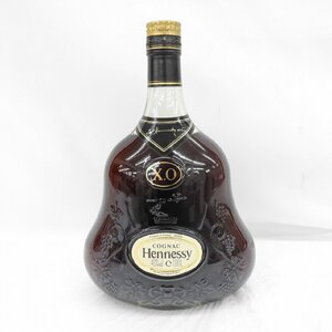 【未開栓】Hennessy ヘネシー XO 金キャップ グリーンボトル ブランデー 1000ml 40% 11526968 0318