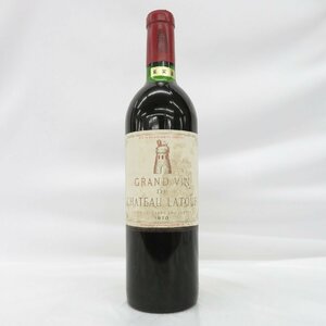 【未開栓】Chateau Latour シャトー・ラトゥール 1970 赤 ワイン 750ml 14%未満 ※目減り有 11529520 0320