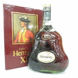 【未開栓】Hennessy ヘネシー XO 金キャップ グリーンボトル ブランデー 700ml 40% 箱付 11531235 0328