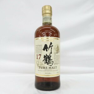 1円～【未開栓】NIKKA ニッカ 竹鶴 17年 ピュアモルト ウイスキー 700ml 43％ 11531971 0322