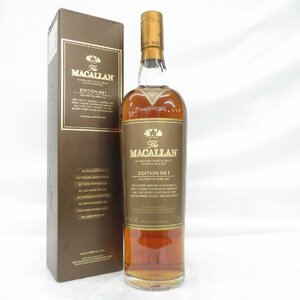 【未開栓】The MACALLAN ザ・マッカラン エディション No.1 ウイスキー 700ml 48% 箱付 11532983 0406