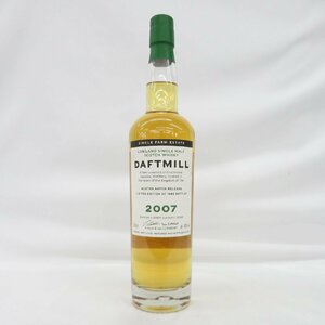 【未開栓】Daftmill ダフトミル 2007-2020 ウインターバッチリリース ウイスキー 700ml 46% 11532987 0322