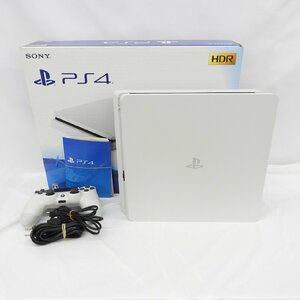 【中古品】SONY ソニー PlayStation4 PS4 プレイステーション4 HDD 500GB グレイシャー・ホワイト CUH-2100AB02 838178349 0324