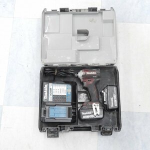 【中古品】makita マキタ 充電式インパクトドライバ TD171DGXAR オーセンティックレッド 18V 6.0Ah 11521823 0324