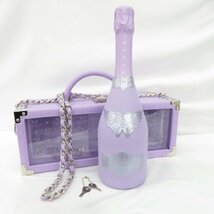 【未開栓】ANGEL エンジェル ドゥミセック リミテッド ハロウィン パープル レザータイプ シャンパン 750ml 12.5% ケース付 11516143 0323_画像1