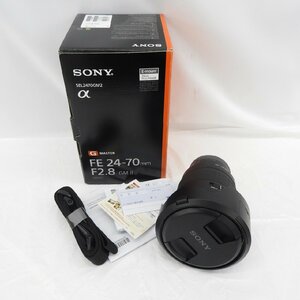 【美品】SONY ソニー カメラレンズ ズームレンズ FE 24-70mm F2.8 GM II SEL2470GM2 11514564 0324