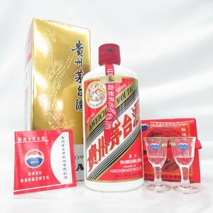 【未開栓】貴州茅台酒 マオタイ酒 天女ラベル 2021 MOUTAI KWEICHOW 中国酒 500ml 53% 960g 箱/冊子/グラス付 11535717 0328