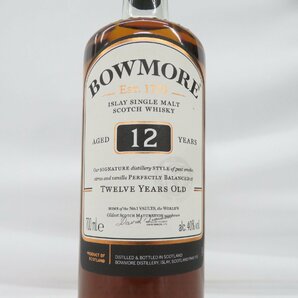 【未開栓】BOWMORE ボウモア 12年 シングルモルト ウイスキー 700ml 40% 11516711 0328の画像2