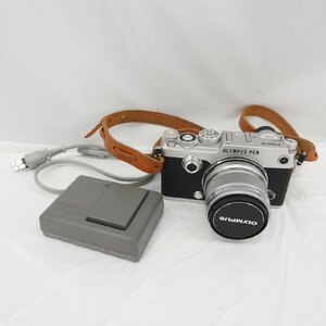 【中古品】OLYMPUS オリンパス ミラーレス一眼レフカメラ PEN-F シルバー 25ｍｍ レンズセット 11536915 0331