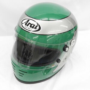 【中古品】Arai アライ 四輪用 フルフェイスヘルメット GP-2K 土屋圭市レプリカモデル サイズ：57-58cm 832125708 0331