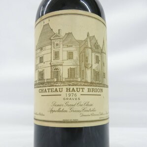 【未開栓】CHATEAU HAUT BRION シャトー・オー・ブリオン 1976 赤 ワイン 730ml 14％未満 ※目減り有 11538106 0331の画像2