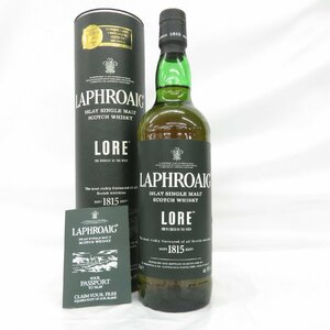 【未開栓】LAPHROAIG ラフロイグ ロア シングルモルト ウイスキー 700ml 48% 箱/冊子付 11534458 0401