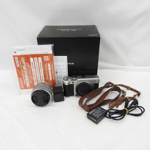 【中古品】FUJIFILM 富士フイルム ミラーレス一眼レフカメラ X-A5 レンズキット シルバー 11537137 0401