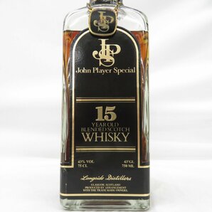 1円～【未開栓】John Player Special ジョン プレイヤー スペシャル 15年 ウイスキー 750ml 43% 箱/替栓付 ※目減り有 723100772 0401の画像2