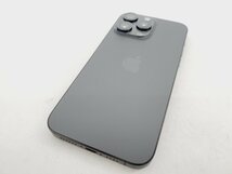 【美品】国内版 SIMフリー スマートフォン Apple iPhone 15Pro Max 256GB MU6P3J/A ブラックチタニウム 11520642 0310_画像2