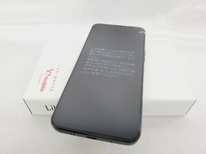 1円～【未使用品】Y!mobile スマートフォン ZTE Libero 5G IV A302ZT ブラック 判定○ ※SIMロック解除済み 11519359 0312