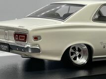 1/43 TOYOPET/トヨペット クラウンHT クレーガーホイールタイプ深リムホイール 車高短 旧車_画像7