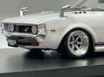 1/43 TOYOTA セリカ LB 2000GTリフトバック ロンシャンタイプ深リムホイール 車高短 旧車_画像7