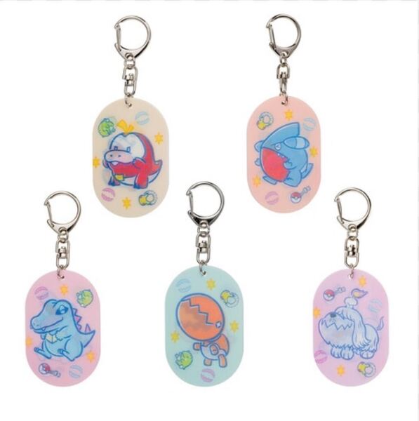 ポケモン チェンジングアクリルキーホルダーコレクション かみつき隊 BOX 全5種 未使用