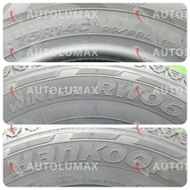 175R14 99/98L Hankook winter RW06 新品 スタッドレスタイヤ 4本セット 2022年製 送料無料 175/14 ハンコック_画像3