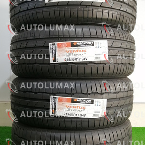 215/55R17 94V Hankook Ventus S1 evo3 K127 新品 サマータイヤ 4本セット 2021年製 送料無料 ハンコック 215/55/17の画像1