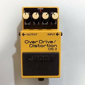 【可動品】BOSS OS-2 Over Drive Distortion エフェクター オーバードライブ ディストーション 動作OKの画像1