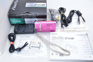 【ecoま】FUJIFILM Finepix Z10fd ピンク 元箱付き コンパクトデジタルカメラ