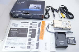 【ecoま】Panasonic LUMIX DMC-FX66 ゴールド 美品 コンパクトデジタルカメラ