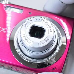 【ecoま】NIKON COOLPIX S230 ROSE RED 美品 コンパクトデジタルカメラの画像7
