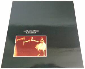 UK盤 12incシングル　Kate Bush　Love And Anger　1990年　全4曲　EMI12EM 134　ケイト・ブッシュ