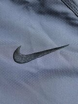 NIKE ナイキ ドライフィット フード付 ロゴ刺繍 切替 ジップ ジャージジャケット M_画像3