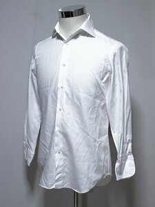 Maker's Shirt 鎌倉 イタリアンカラー 長袖シャツ 白 38-79