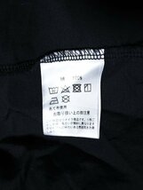 ジャンピンジャップフラッシュ 日本製 ビッグシルエット 切替 半袖 カットロングワンピース 黒_画像4
