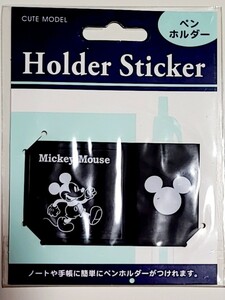  Disney Mickey Mouse авторучка держатель блокнот . Note . прикленить только очень удобный! чёрный 