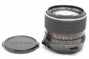 ★美品★ MAMIYA SEKOR C 110mm F2.8 マミヤ レンズ キレイ 完動 ◆553