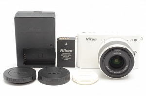 ★美品★ Nikon ニコン Nikon1 J1 NIKKOR 10-30mm F3.5-5.6 VR ミラーレス一眼レフ カメラ ボディ レンズ キレイ ◆637イト）