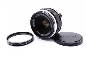 ★希少美品★ Olympus F.Zuiko Auto-s 38mm F2.8 オリンパス レンズ 完動 キレイ ◆563