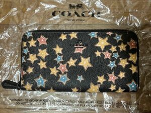 COACH 長財布　スター柄　新品未使用　正規品