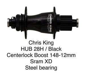 Chris King BOOST HUB クリスキング ブースト ハブ 前後セット FセラミックRスチール