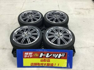 ★山形店 中古夏タイヤ＆ホイール4本セット S-HOLD エレノア 1755 100 4H +45 & ナンカン AS-1 165/45R17 2021年 ワゴンR,N-BOX等 軽自動車