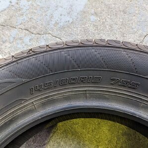 トレッド新横浜師岡店 中古タイヤのみ 1本 補修用に DUNLOP ENASAVE EC204 ダンロップ エナセーブ 145/80R13 19年製 店頭取付も可!!の画像3