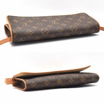 LOUIS VUITTON ルイヴィトン モノグラム ポシェットツインGM M51852 ショルダーバッグ レディース クラッチ [S206167]_画像6