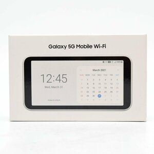 au Galaxy 5G Mobile Wi-Fi SCR01SWU ホワイト モバイルWiFiルーター [S207440]