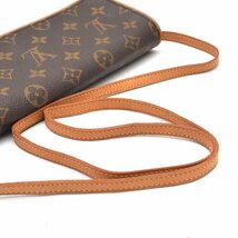 LOUIS VUITTON ルイヴィトン モノグラム ポシェットツインGM M51852 ショルダーバッグ レディース クラッチ [S206167]_画像9