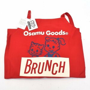 【未使用品】OSAMU GOODS オサムグッズ エプロン ハラダオサム はらだおさむ レトロ [S207463]