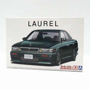 【未組立】アオシマ ザ★チューンドカー 1/24 HC33 ローレル '91 エアロカスタム(ニッサン) プラモデル ミニカー [H800585]