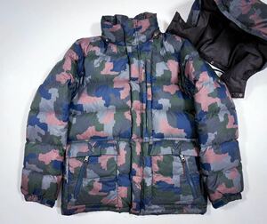 希少 アンダーカバー 2012/AW PSYCHO COLOR Patagonia パフジャケット型 デジタルカモフラ柄 ダウンジャケット サイズ2 フード取り外し可