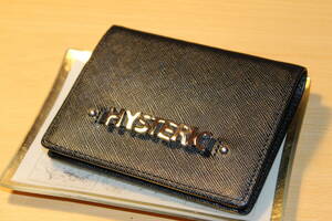  unused new goods Hysteric Glamour ro litter ni wallet black purse 