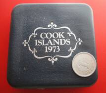 コック諸島★Cook Is.★.925銀★＄２記念銀貨★1953-1973年★ASW= 23g★プルーフ★ケース入り_画像2