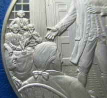 .925銀★Franklin Mint★Postmasters★1974年#12★ASW= 23ｇ★39mm_画像4